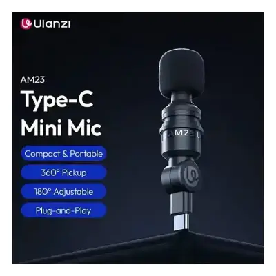 Ulanzi AM23 Type-C Mini Microphone for latest iPhone Android...